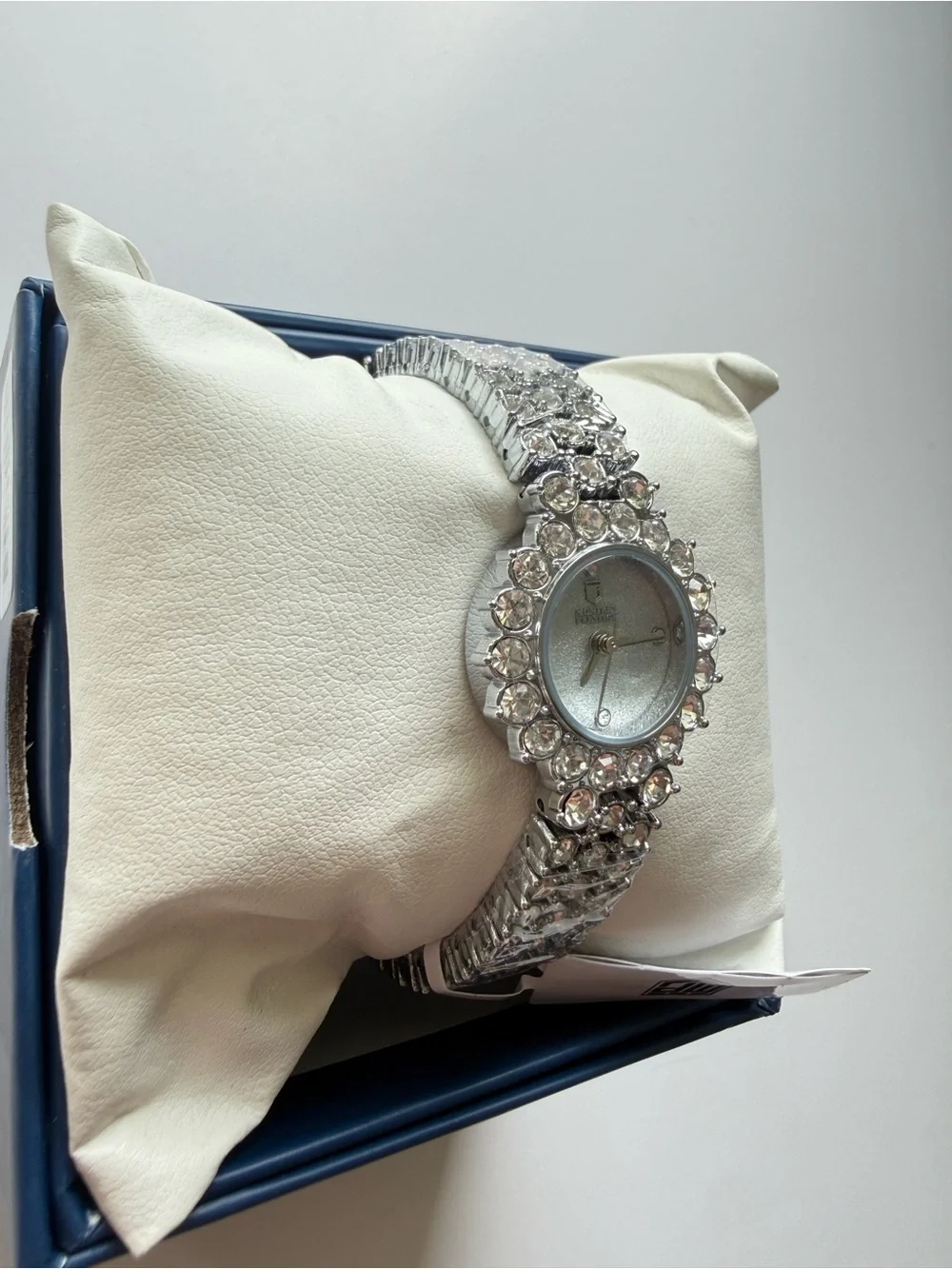 NEW Montres Prestige x Invicta MPW-0227 Crystal Rhinestone Silver Watch Glam